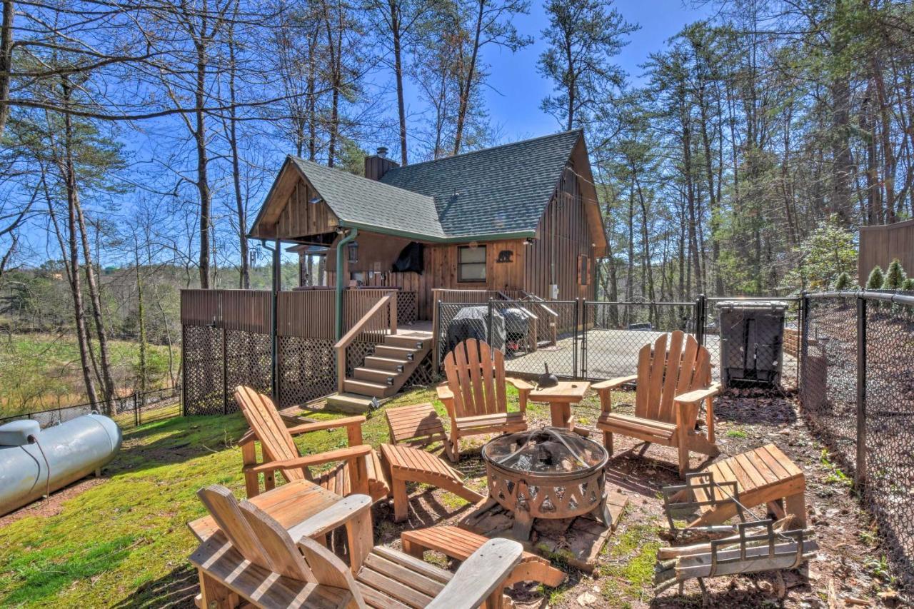 Helen Cabin With Deck And Hot Tub Less Than Half Mi To Main St Dış mekan fotoğraf